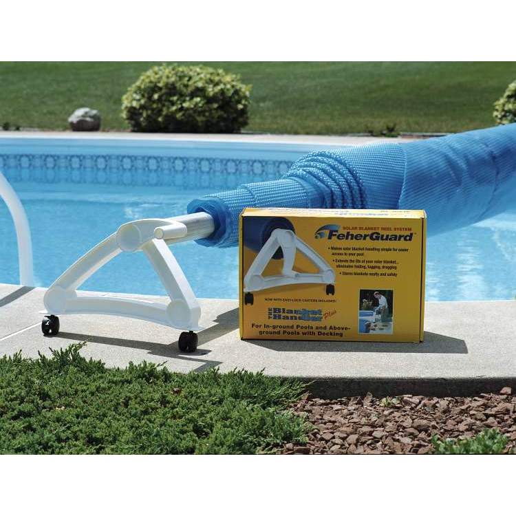 Feherguard Above Ground Solar Cover Roller with 18 ft Tube