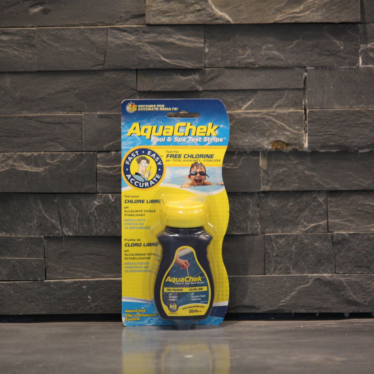 AquaChek Chlorine Test Strips 4 in 1 AC-521284