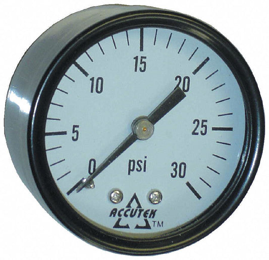 Filter Pressure Gauge - Back Mount PG-30B