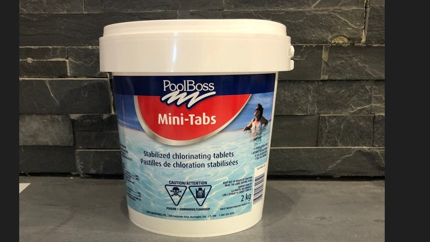 Chlorine Pool Mini-Tabs – Bosco Pool & Spa
