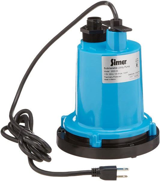 Simer 1/4HP Sump Pump