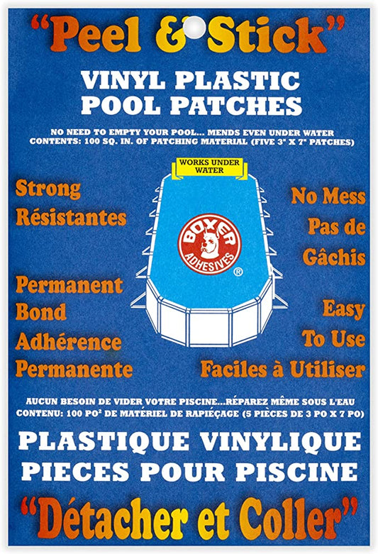 Peel & Stick Vinyl Plastic Pool Patch