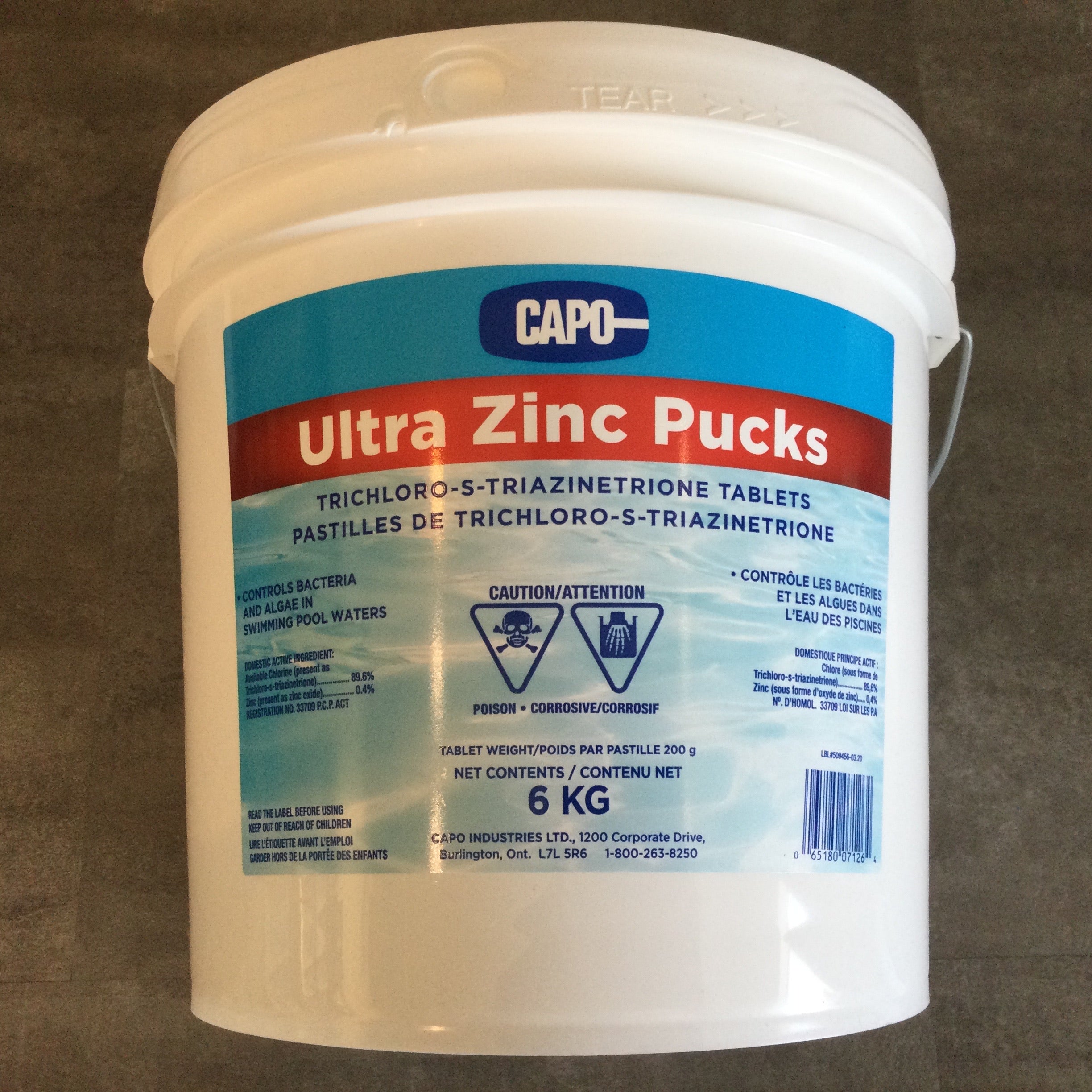Ultra Zinc Chlorine Pucks 6 Kg 907126 – Bosco Pool & Spa